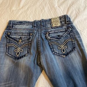 Mens rock revival jeans
